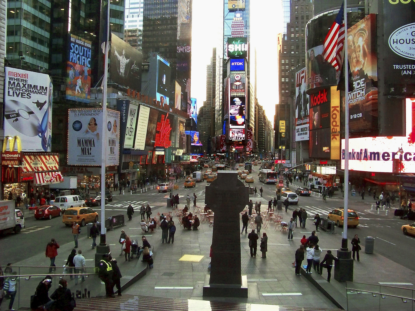 kann man am Times Square entspannen?