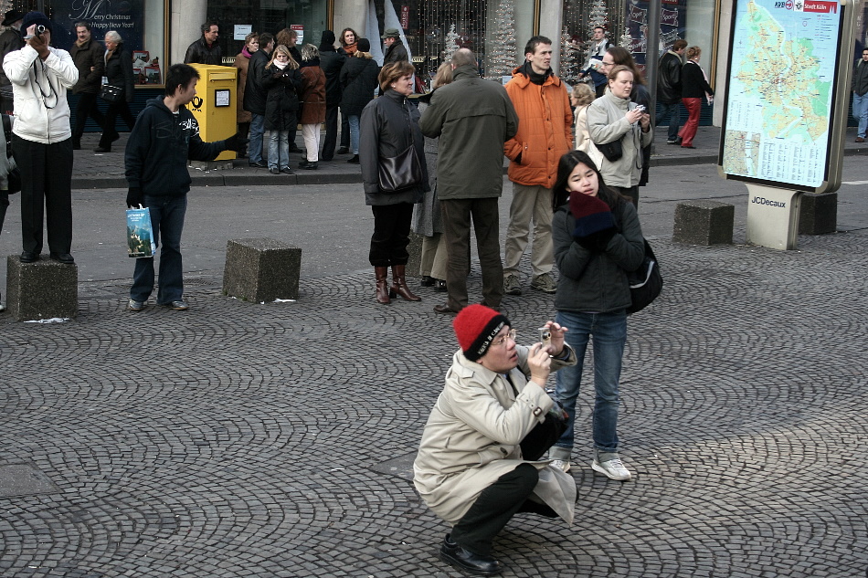 Kann man mit einer Skimütze den Kölner Dom ablichten?