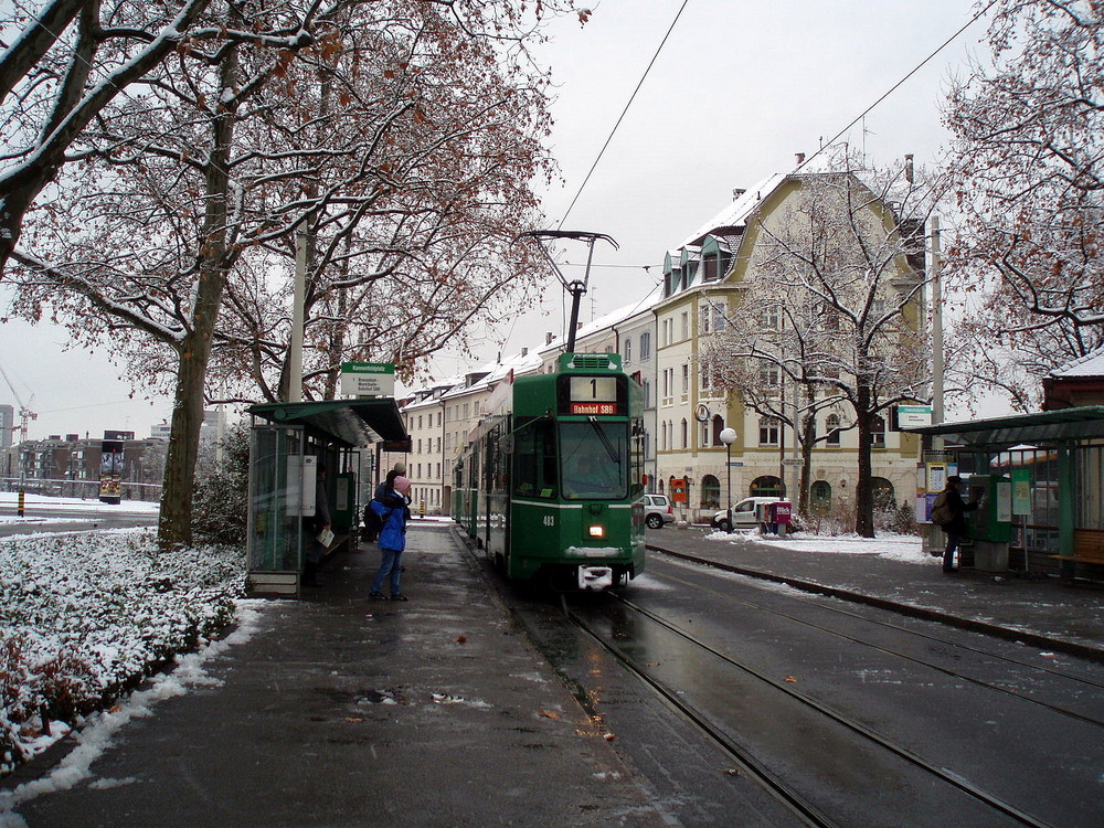 Kannenfeldplatz im Winter