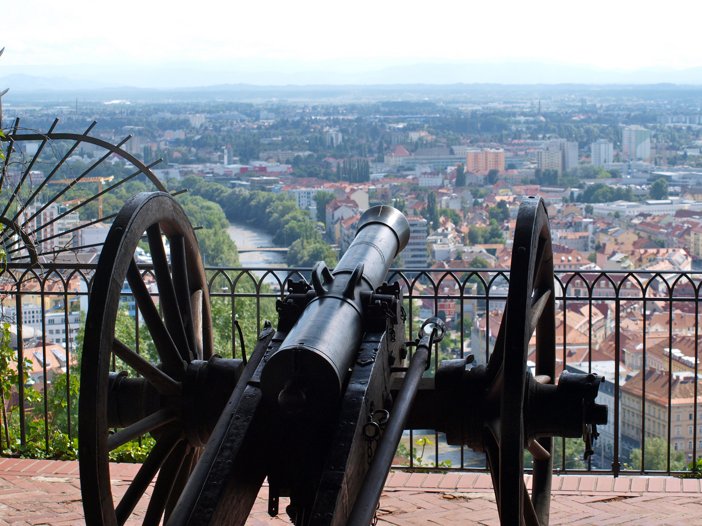 Kanone am Grazer Schlossberg