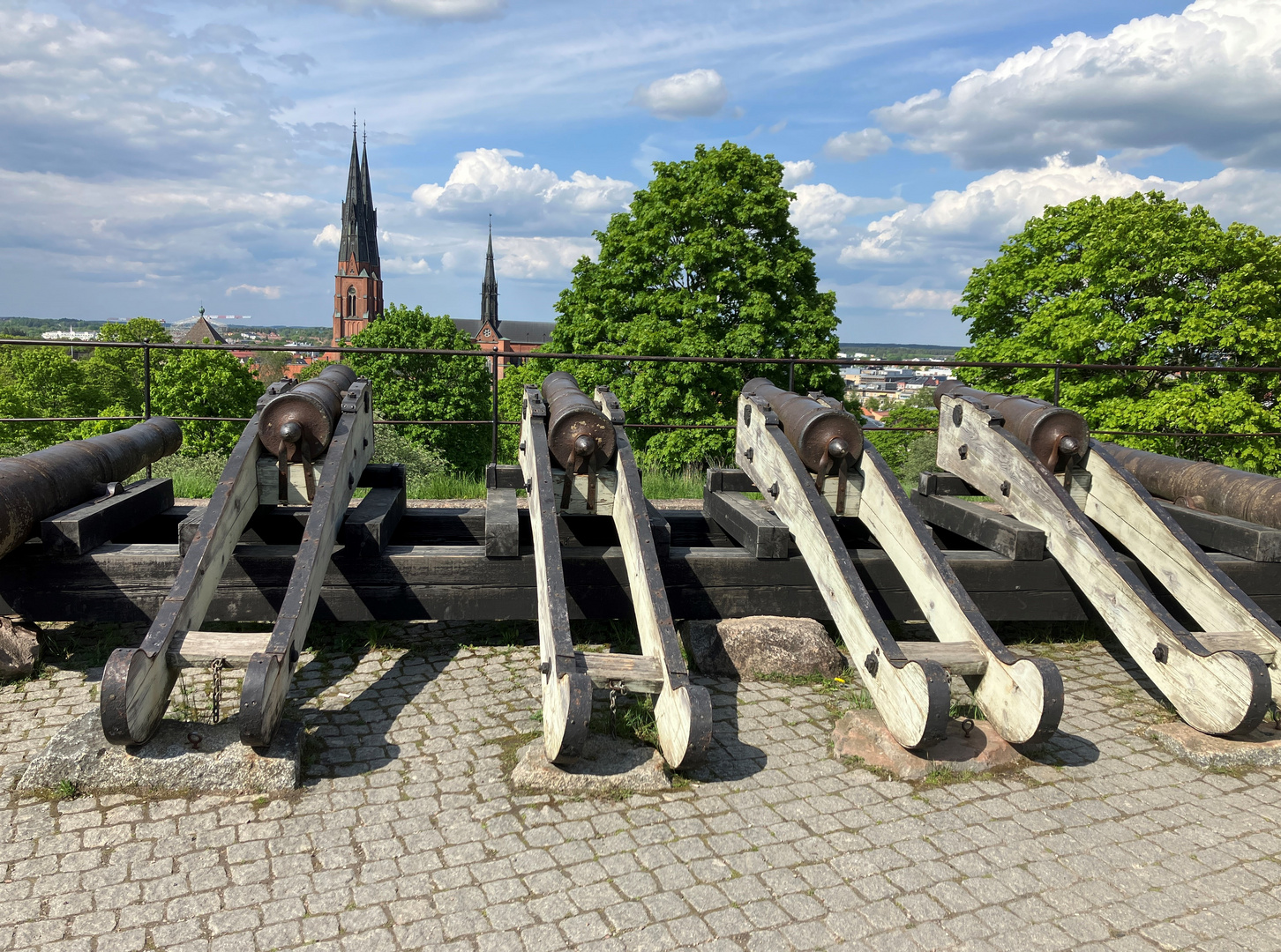 Kanone am Schloß in Upsalla 2