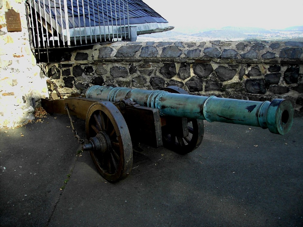 Kanone auf Burg Greifenstein