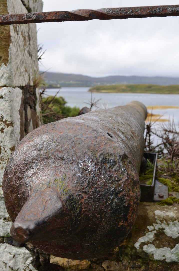 Kanone von Dunvegan Castle, Isle of Skye