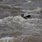 Kanu im Hochwasser 1