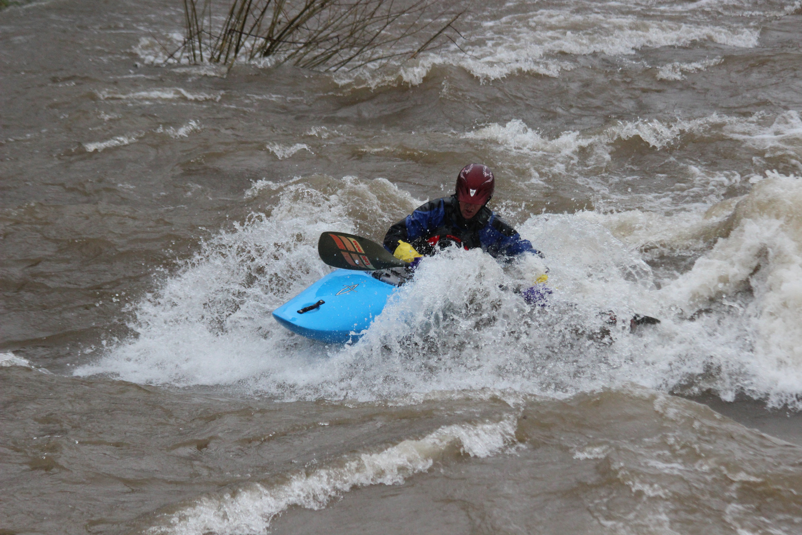 Kanu im Hochwasser 4