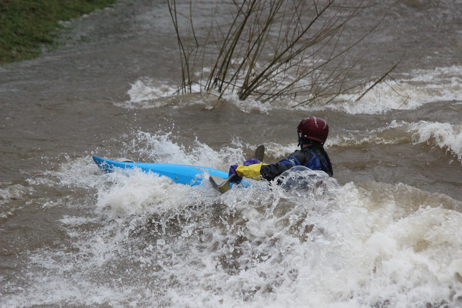 Kanu im Hochwasser 5