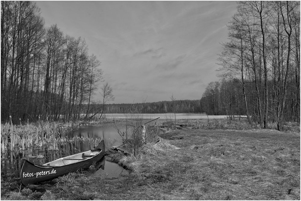 Kanuboot am Klimeksee