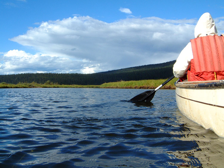 Kanufahren am Bowron Lake