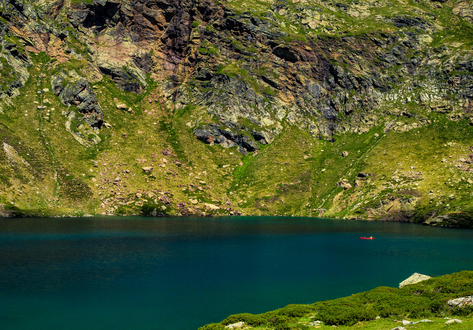 Kanufahrt in Andorras Bergen