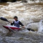 Kanuslalom der Jugend auf der Erft in Neuss - 1