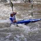 Kanuslalom der Jugend auf der Erft in Neuss - 2