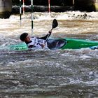 Kanuslalom der Jugend auf der Erft in Neuss - 3