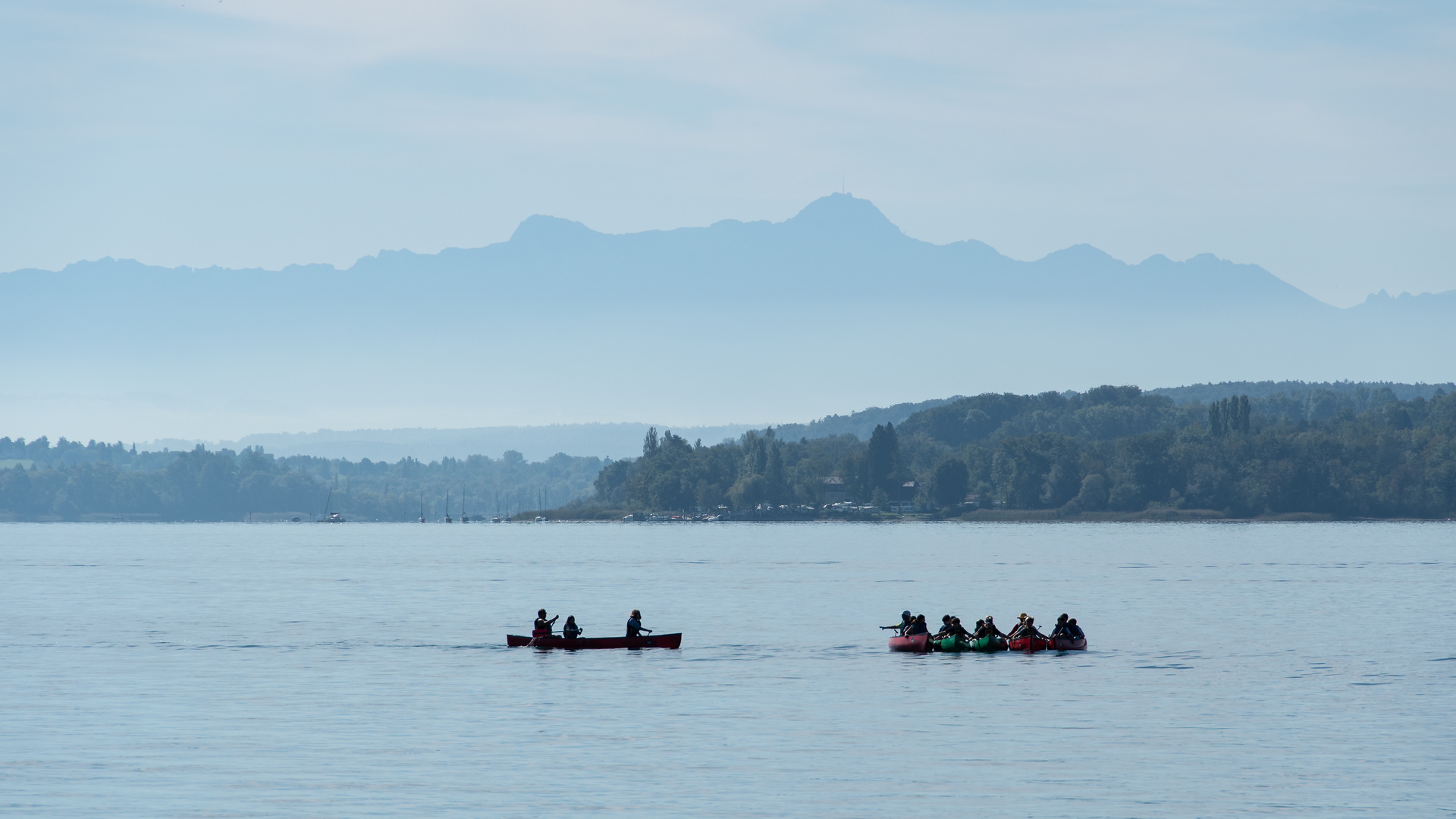 Kanutour auf dem Bodensee