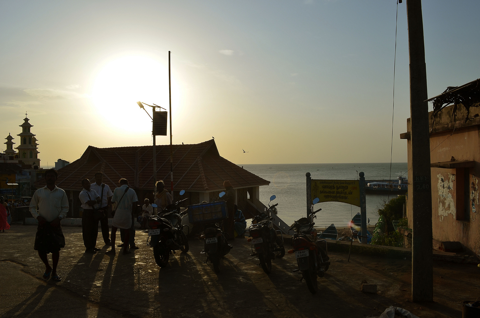 Kanyakumari am frühen Morgen