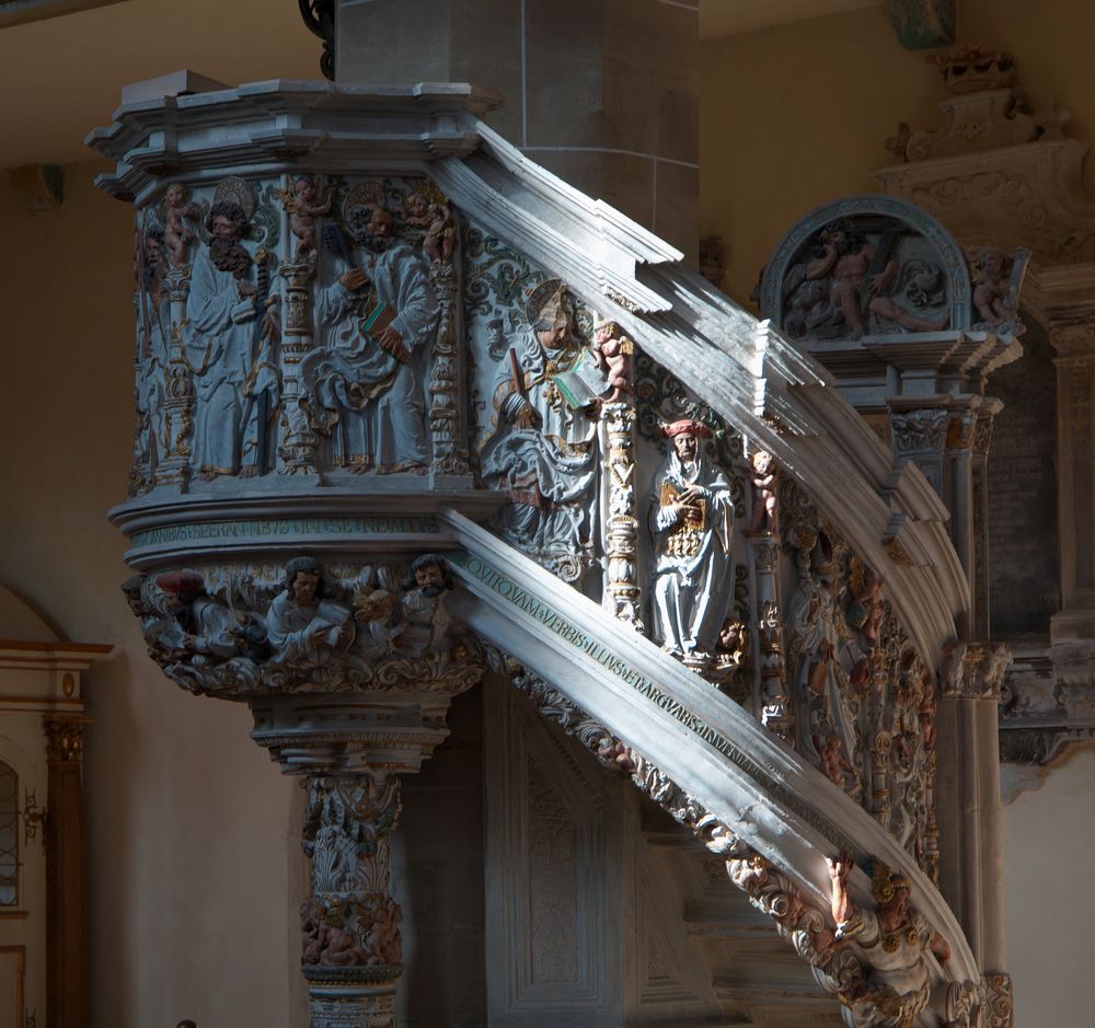 Kanzel im Dom zu Halle