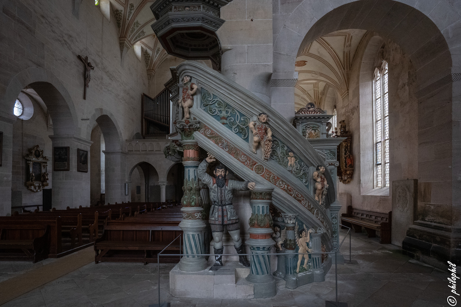 Kanzel in der Kirche des Klosters Bebenhausen