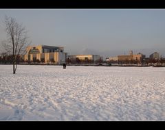 Kanzleramt im Winter