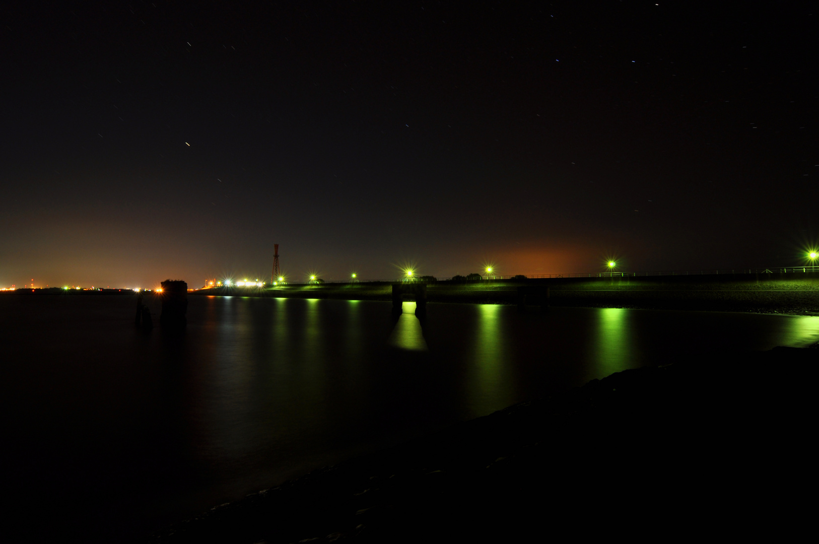 Kap Hörne bei Nacht