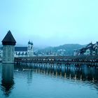 Kapellbrucke on a wet morning