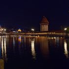 Kapellbrücke bei Nacht