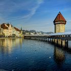 Kapellbrücke im Winter (HDR)