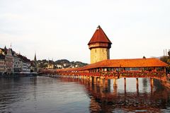 Kapellbrücke in der Abendsonne