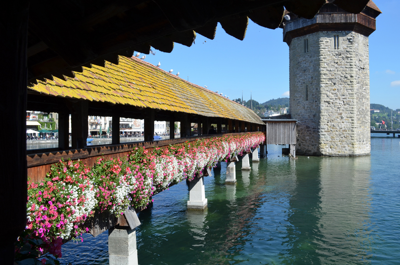 Kapellbrücke in Lucerne, Switzerland