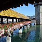 Kapellbrücke in Lucerne, Switzerland