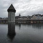 Kapellbrücke kurz vor der blauen Stunde