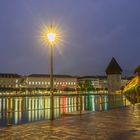 Kapellbrücke Luzern, am Morgen