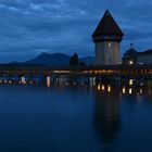 Kapellbrücke Luzern bei Nacht