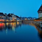 Kapellbrücke mit Wasserturm Luzern