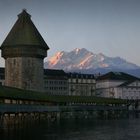 Kapellbrücke und Pilatus