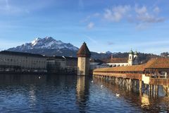 Kapellbrücke, Wasserturm & Pilatus