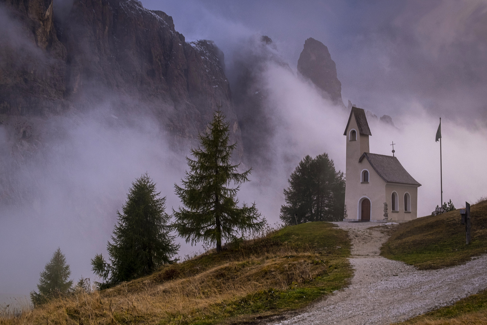 Kapelle am Grödner Joch