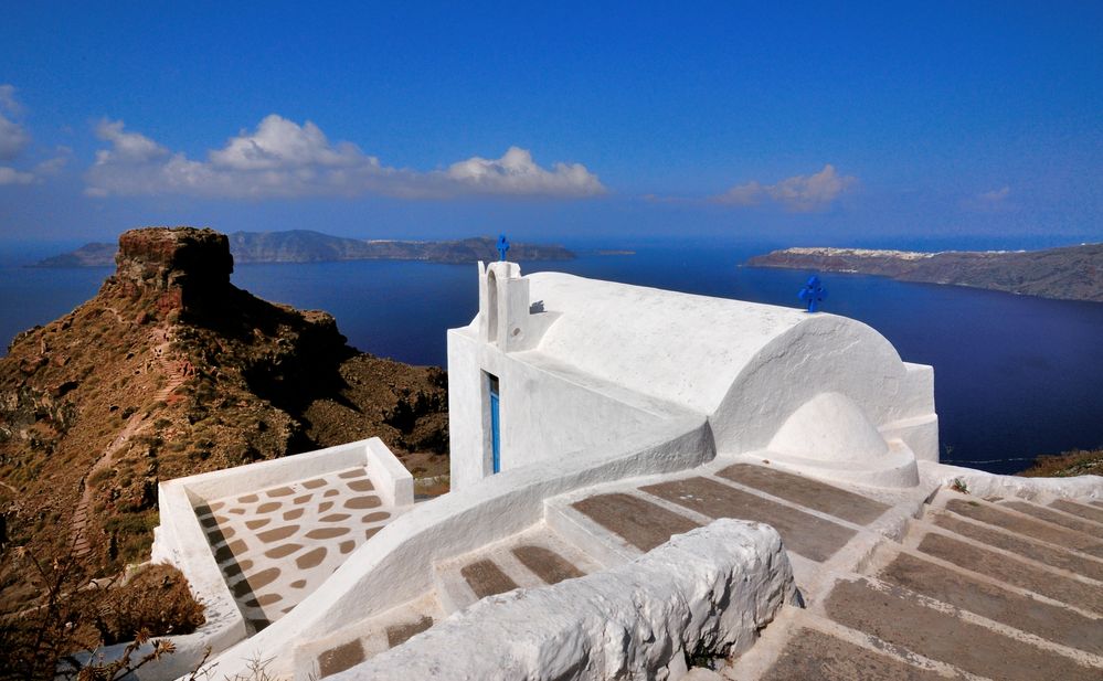 Kapelle am Skaros Felsen