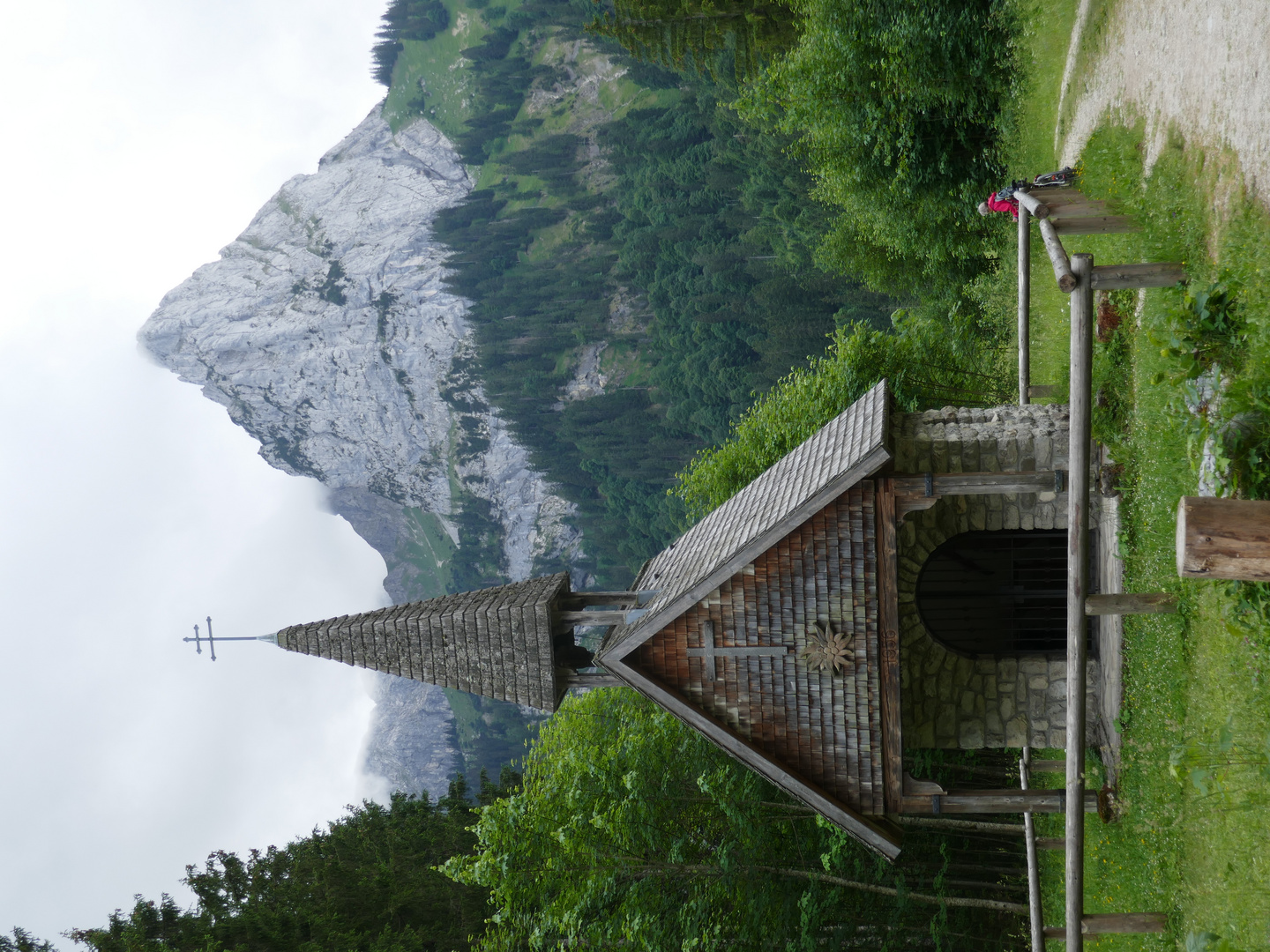 Kapelle am Wankerfleck mit Geiselstein