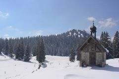 Kapelle an den Hochriessalmen