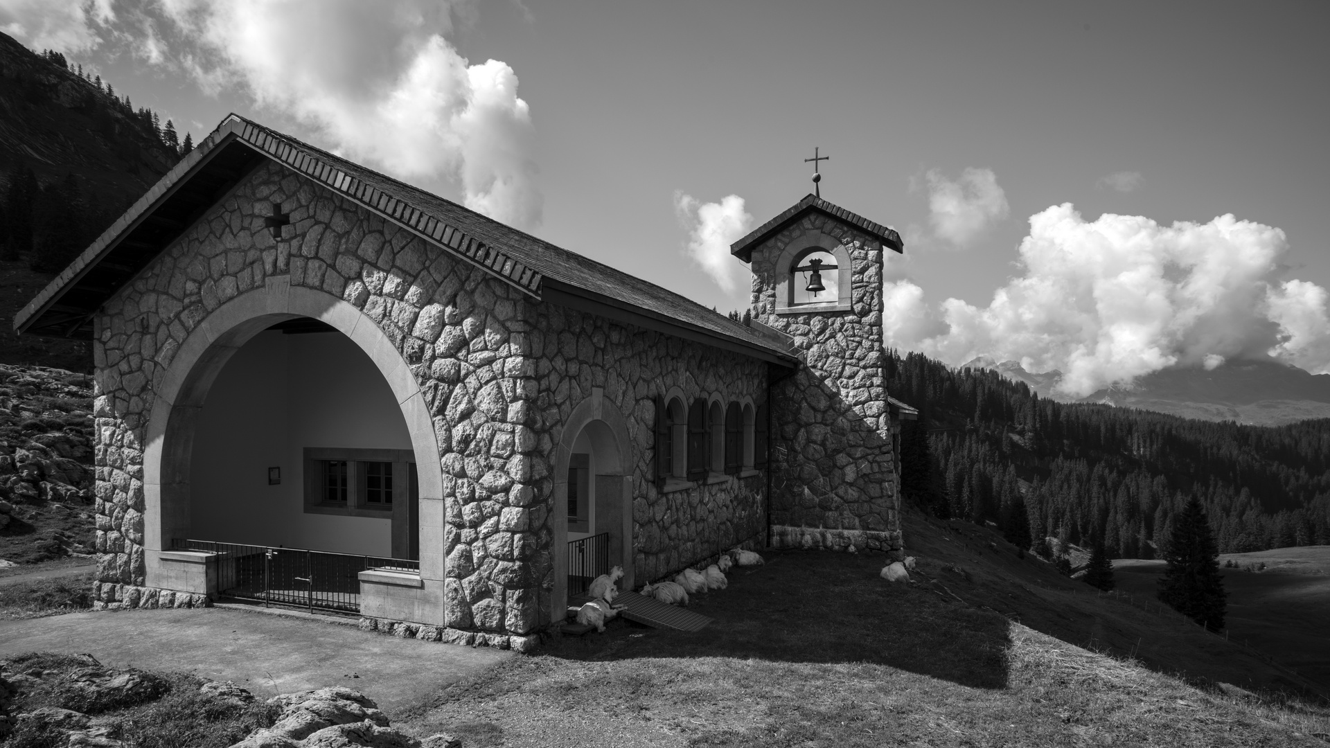 Kapelle auf dem Pragelpass