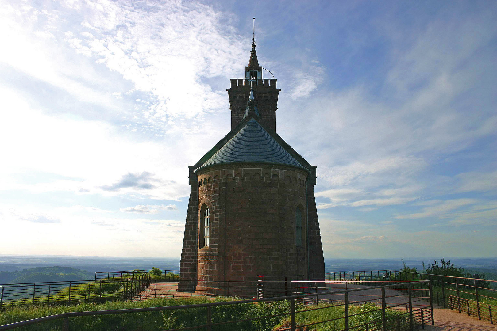 Kapelle auf dem `Rocher d´Abo` im Elsass