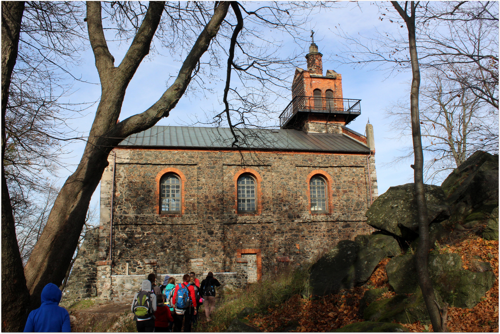 Kapelle auf dem Zobtenberg bei Sobotka, in der Nähe von Wroclaw