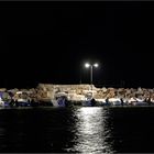 Kapelle auf der Mole vom Fischereihafen in Galata, Kreta