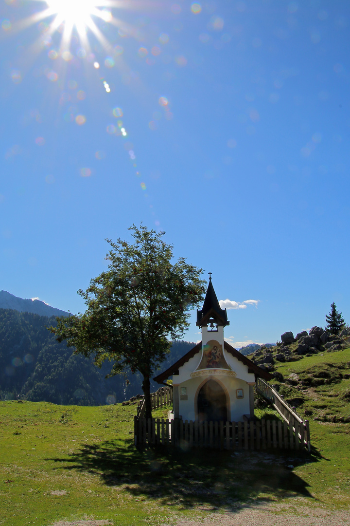 Kapelle auf der Ritzaualm