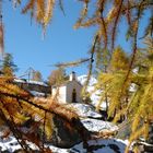 Kapelle auf der Triftalp oberhalb Saas-Grund im Wallis