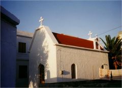 Kapelle auf Kreta kurz vor Sonnenuntergang...