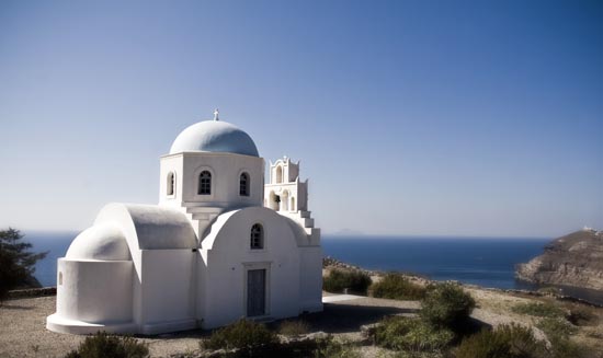 Kapelle auf Santorini