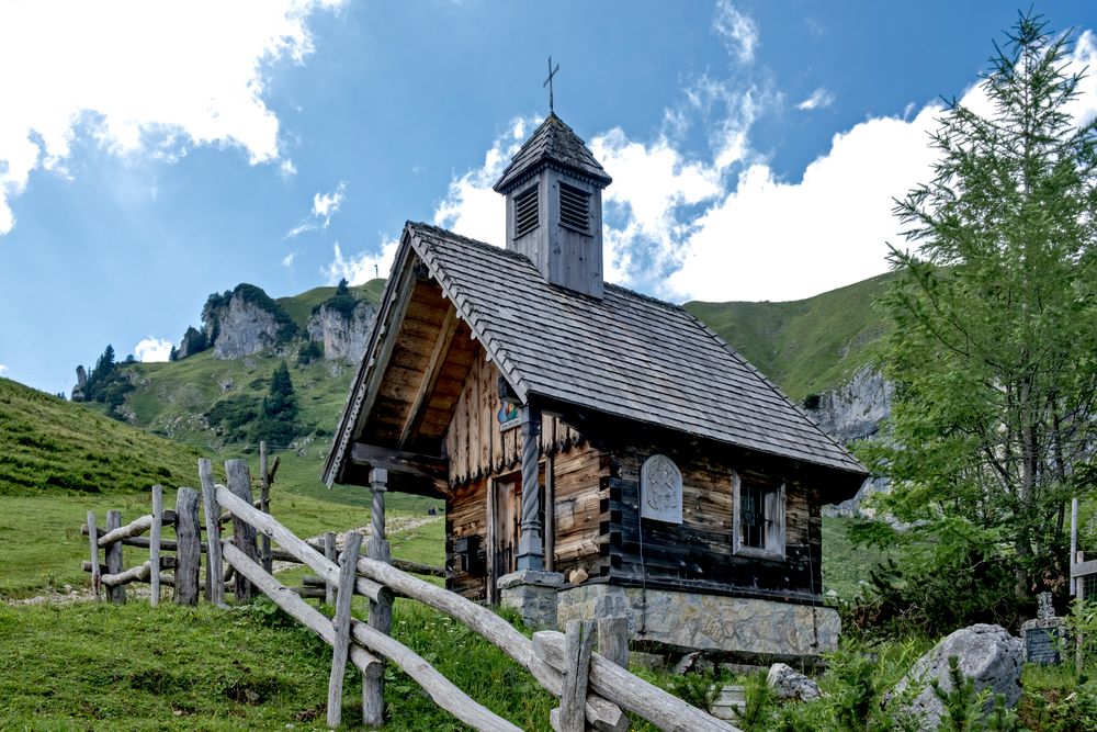 Kapelle bei der Stie-Alm  am Brauneck