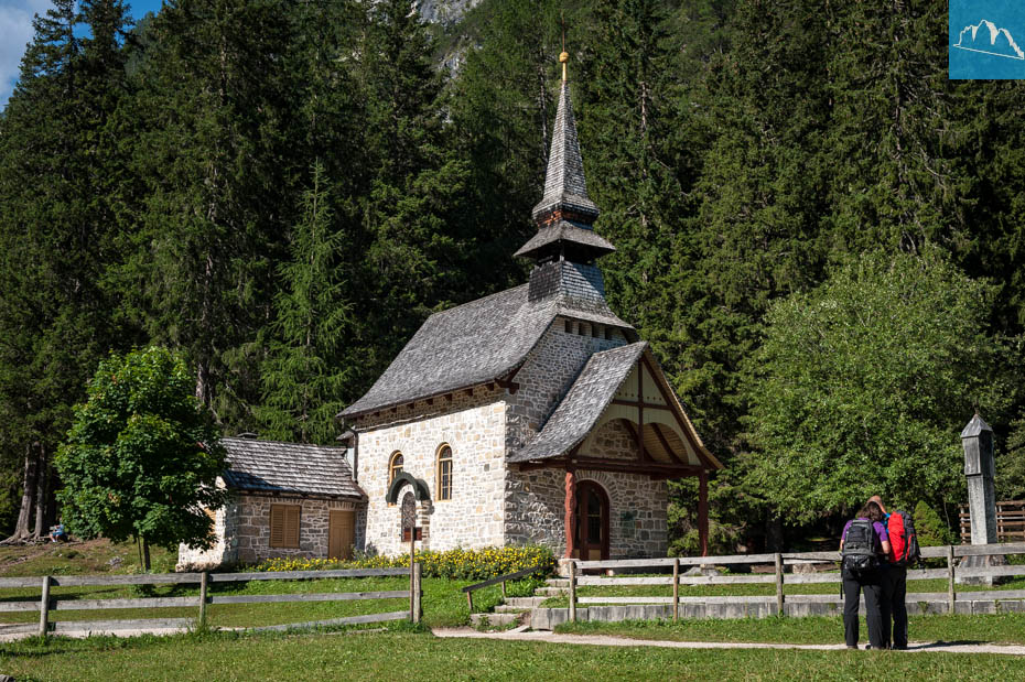 Kapelle beim Pragser Wildsee