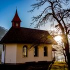 Kapelle Betlis in der Abendsonne