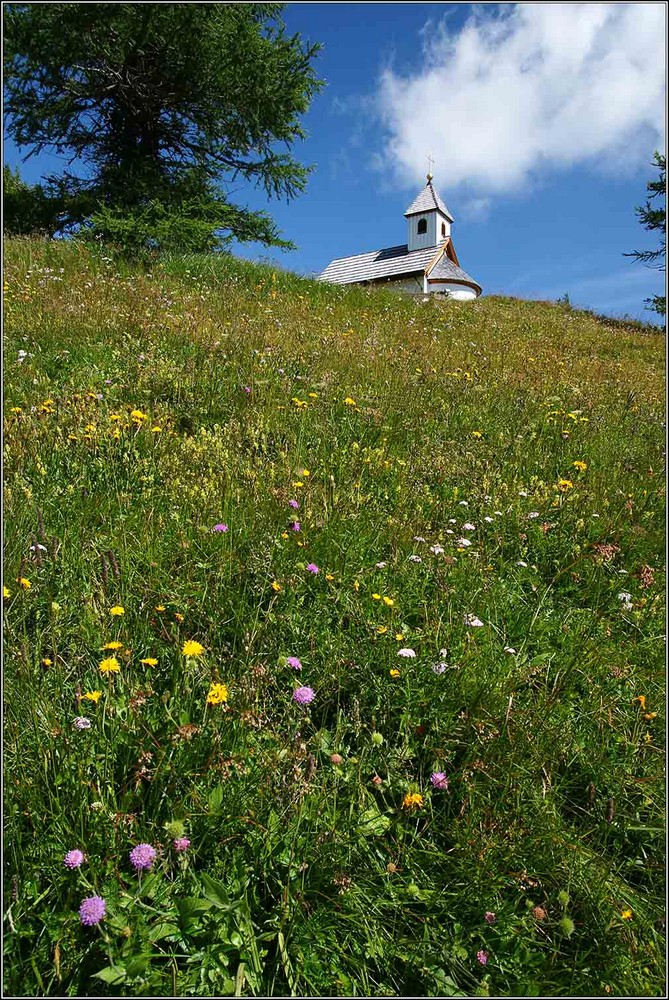 Kapelle der Gamskogelhütte in der Nähe von Katschberg